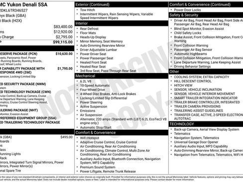 New 2026 GMC Yukon Denali w/ Denali Reserve Package AWD/4WD image 4