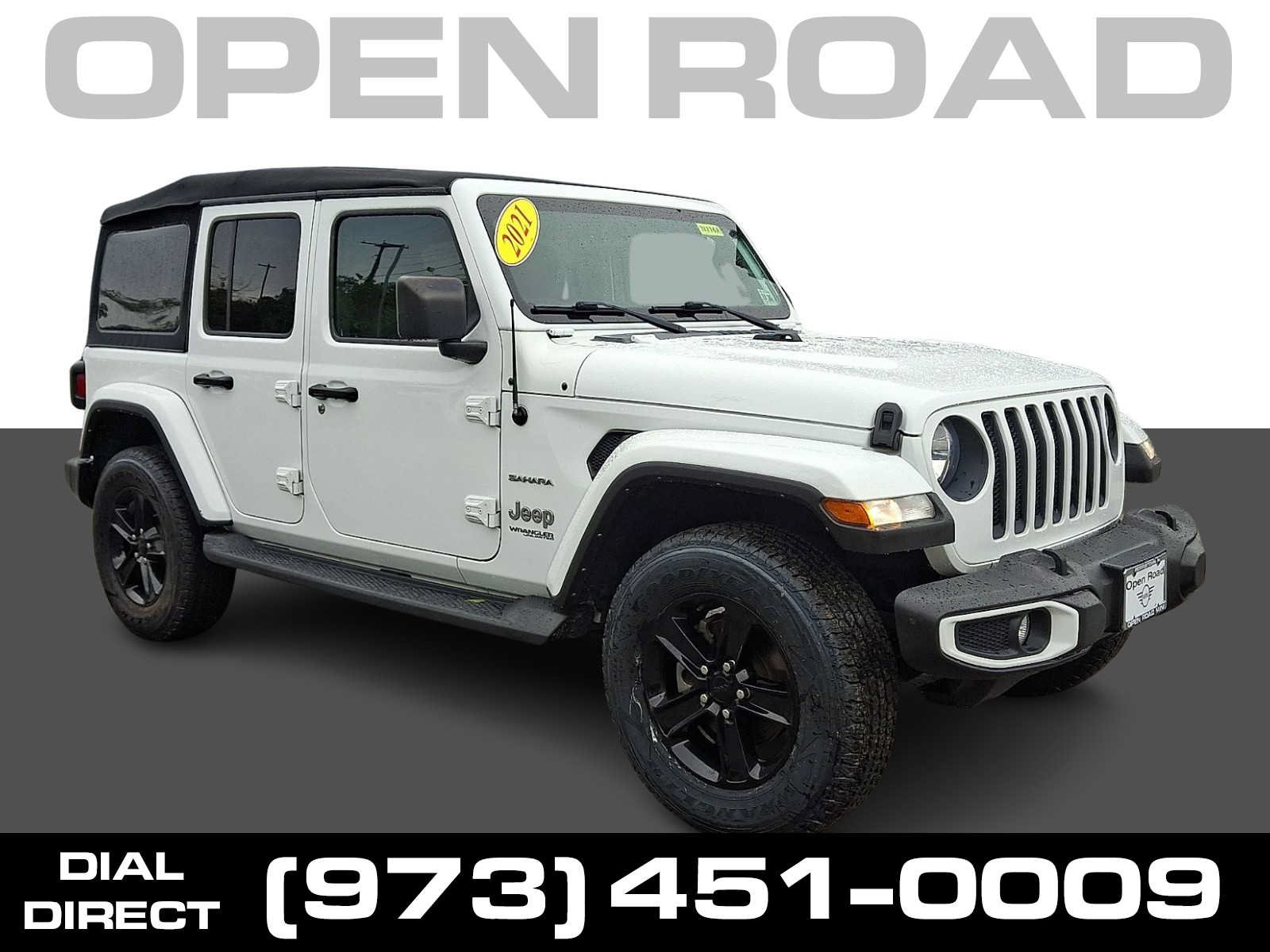 Used 2021 Jeep Wrangler Unlimited Sahara w/ Dual Top Group AWD/4WD image 1