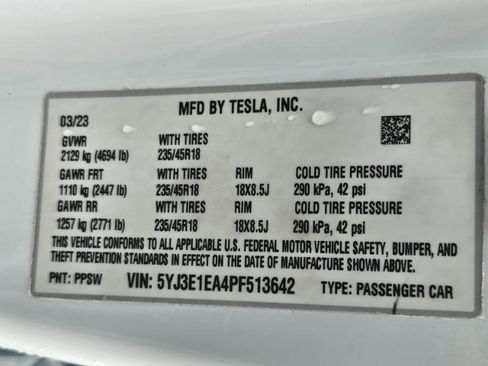 Used 2023 Tesla Model 3 Standard Range image 33