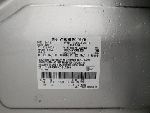 Used 2016 Lincoln MKX Select w/ Select Plus Package image 33