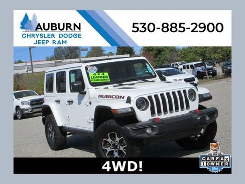 Used 2023 Jeep Wrangler Rubicon w/ LED Lighting Group image 1