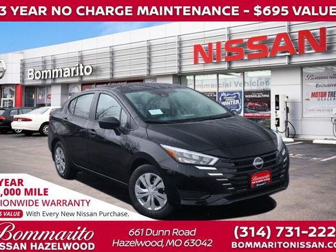 New 2025 Nissan Versa S w/ Trunk Package image 1
