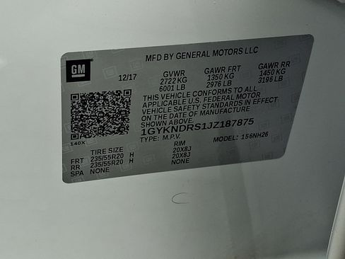 Used 2018 Cadillac XT5 Luxury w/ LPO, Black Ice Package AWD/4WD image 27