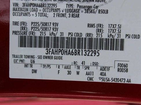Used 2011 Ford Fusion SE w/ 202A Rapid Spec Order Code FWD image 11
