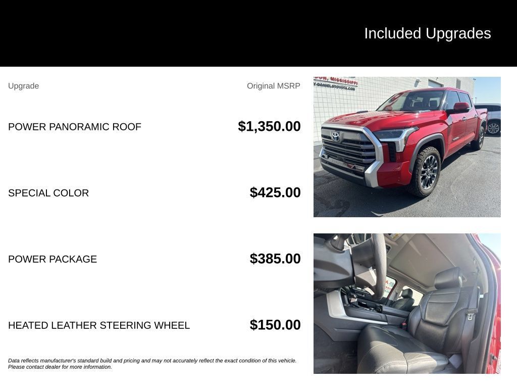 Used 2023 Toyota Tundra Limited w/ Power Package AWD/4WD image 7