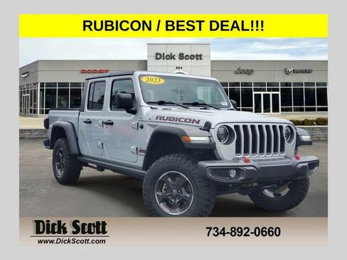 Used 2023 Jeep Gladiator Rubicon w/ LED Lighting Group AWD/4WD image 1