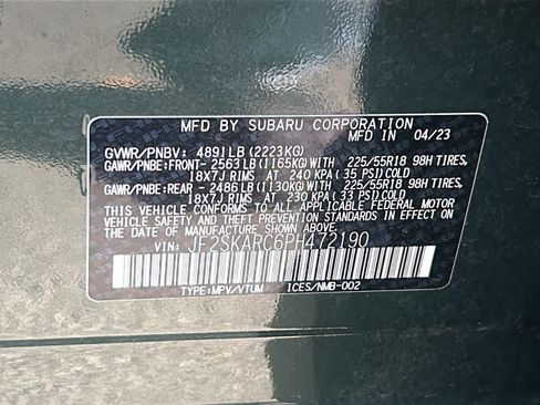 Used 2023 Subaru Forester Touring AWD/4WD image 31