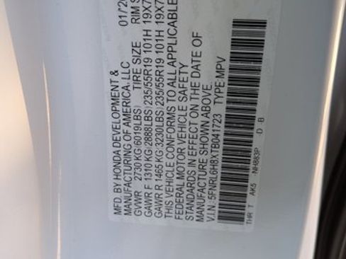 New 2026 Honda Odyssey Touring image 17