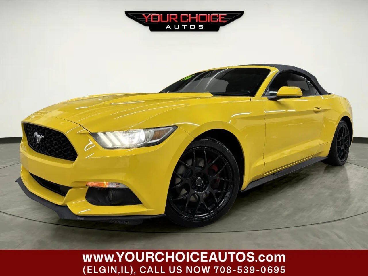 Used 2016 Ford Mustang Convertible w/ Equipment Group 051A RWD image 2