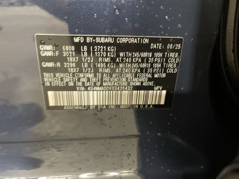 New 2025 Subaru Ascent Premium image 27