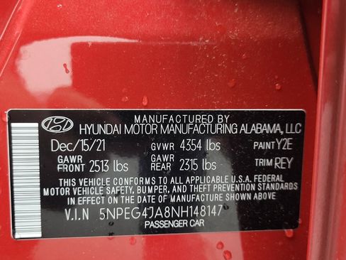Used 2022 Hyundai Sonata SE FWD image 33