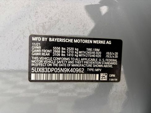 Used 2022 BMW X3 M40i AWD/4WD image 24