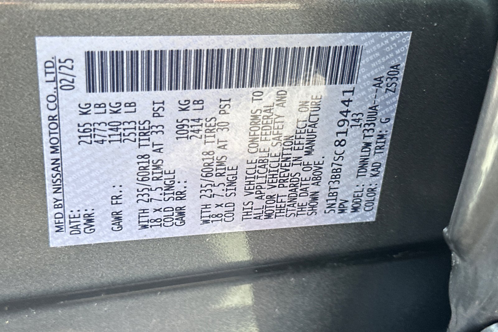 Used 2025 Nissan Rogue SV AWD/4WD image 30