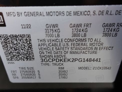 Used 2023 Chevrolet Silverado 1500 LT AWD/4WD image 56