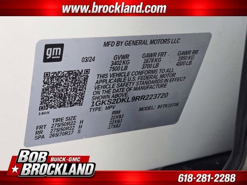 Used 2024 GMC Yukon Denali w/ Advanced Technology Package AWD/4WD image 43