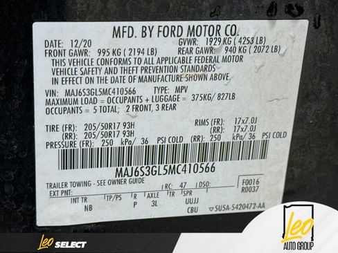 Used 2021 Ford EcoSport SE w/ SE Appearance Package AWD/4WD image 34