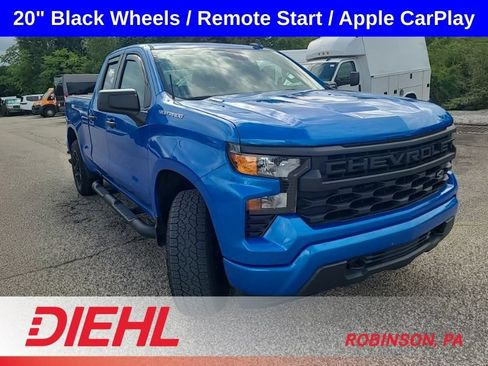 Used 2025 Chevrolet Silverado 1500 Custom w/ Turbomax Blackout Package AWD/4WD image 4