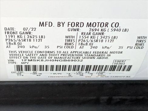 Certified 2022 Ford Explorer Timberline AWD/4WD image 24