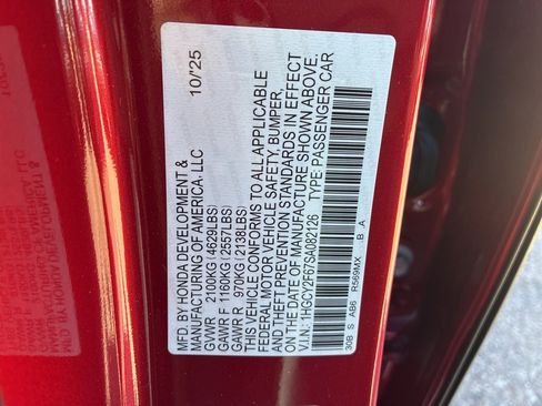 New 2025 Honda Accord EX-L image 26