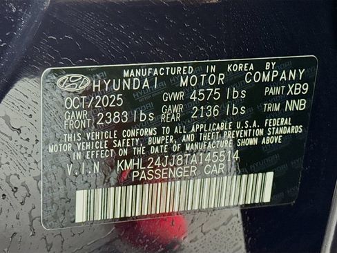 New 2026 Hyundai Sonata Blue FWD image 33