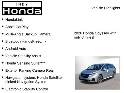 New 2026 Honda Odyssey Elite image 7