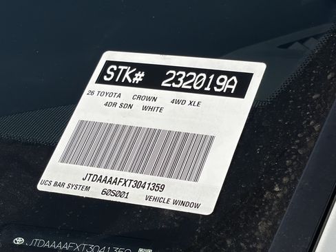 Certified 2026 Toyota Crown AWD/4WD image 10