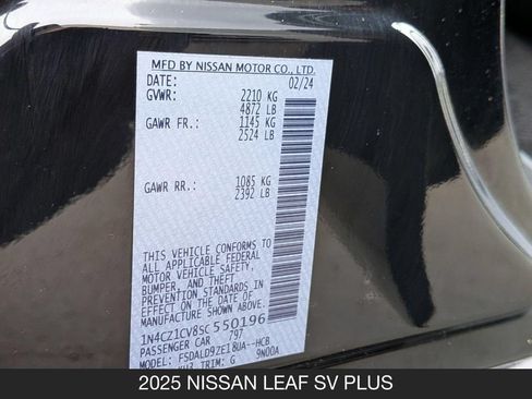 Used 2025 Nissan Leaf SV Plus FWD image 25