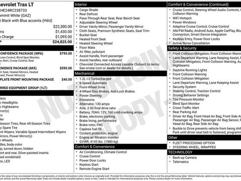 Used 2024 Chevrolet Trax LT w/ Driver Confidence Package image 2