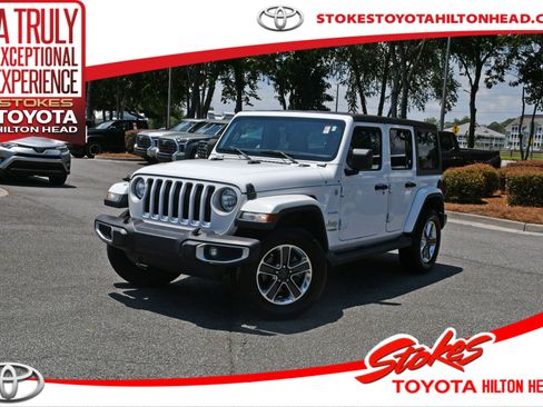 Used 2021 Jeep Wrangler Unlimited Sahara AWD/4WD image 1