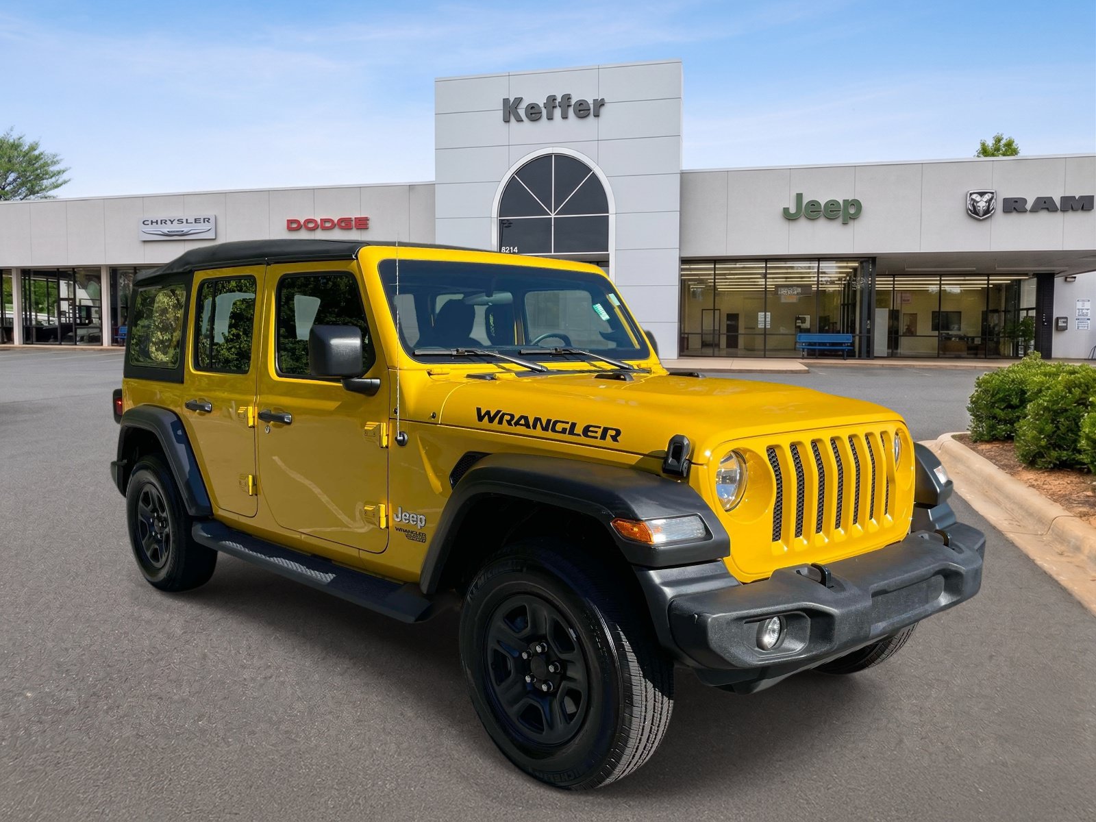 Used 2020 Jeep Wrangler Unlimited Sport AWD/4WD image 3