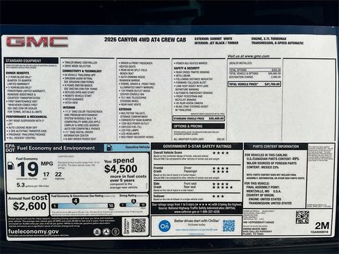 New 2026 GMC Canyon AT4 image 21