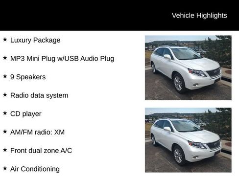 Used 2010 Lexus RX 450h AWD image 7