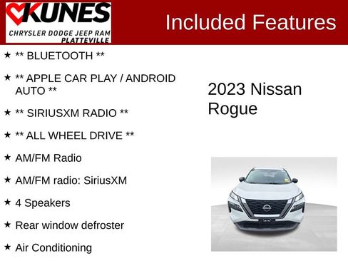 Used 2023 Nissan Rogue S image 2