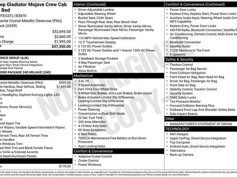 New 2026 Jeep Gladiator Mojave image 29