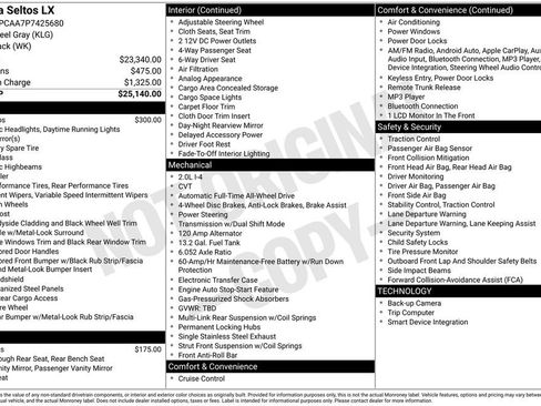 Used 2023 Kia Seltos LX image 6