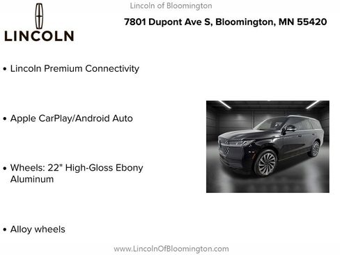 Used 2025 Lincoln Navigator Black Label AWD/4WD image 9