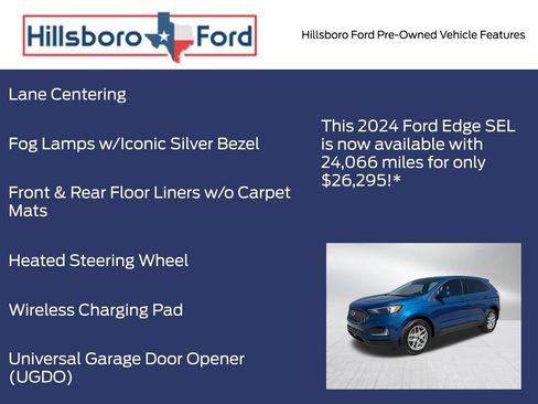 Used 2024 Ford Edge SEL w/ Convenience Package AWD/4WD image 13