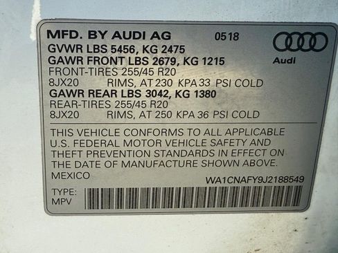 Used 2018 Audi Q5 Prestige w/ Prestige Package image 28