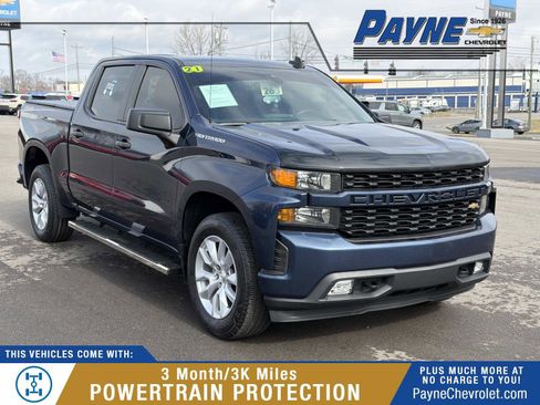 Certified 2021 Chevrolet Silverado 1500 Custom w/ Safety Confidence Package image 1