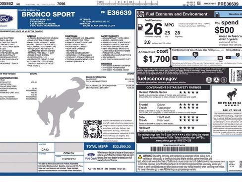 Used 2023 Ford Bronco Sport Big Bend image 11