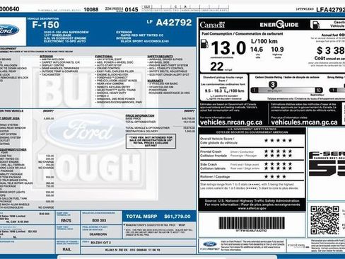 Used 2020 Ford F150 XLT w/ Equipment Group 302A Luxury image 16