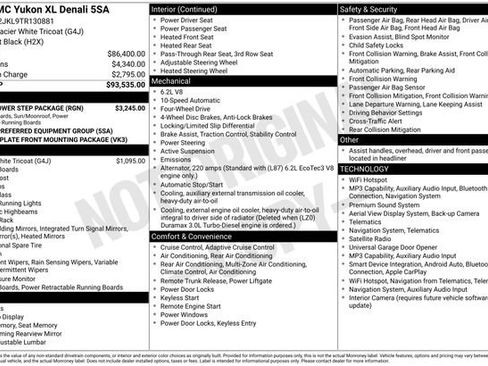 Certified 2026 GMC Yukon XL Denali w/ Sun & Power Step Package AWD/4WD image 16
