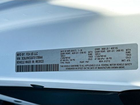 New 2026 RAM ProMaster 2500 w/ Convenience Group FWD image 18