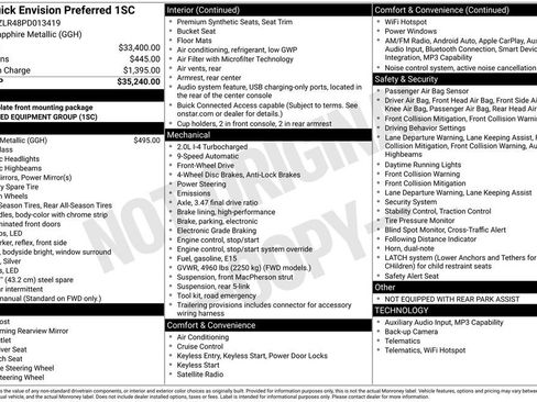 Certified 2023 Buick Envision Preferred FWD image 2