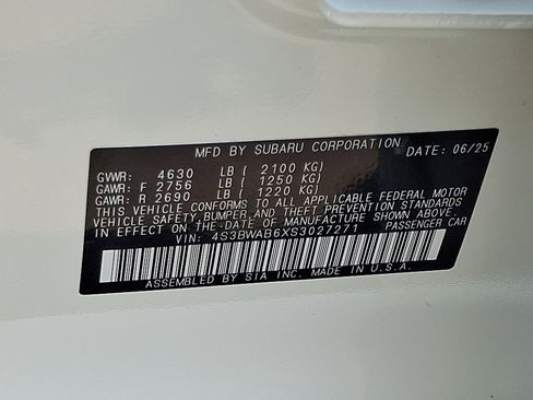 Certified 2025 Subaru Legacy AWD/4WD image 28