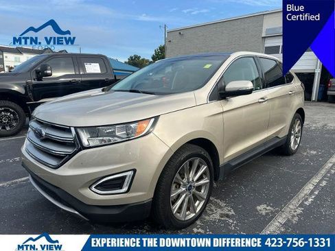 Certified 2018 Ford Edge Titanium w/ Equipment Group 301A FWD image 1