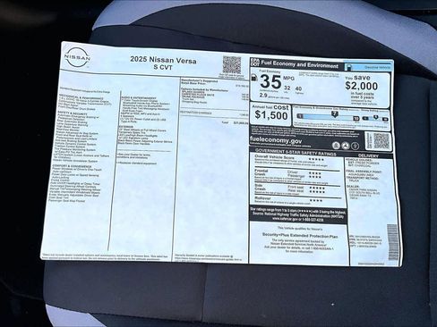 New 2025 Nissan Versa S image 21