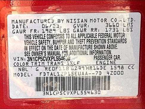 Certified 2023 Nissan Kicks SV FWD image 31