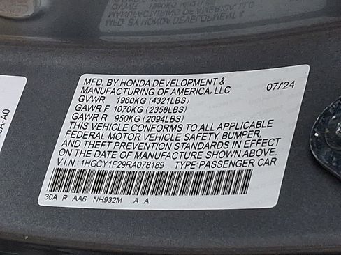 Used 2024 Honda Accord LX image 24