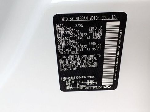 New 2026 INFINITI QX80 4WD image 36